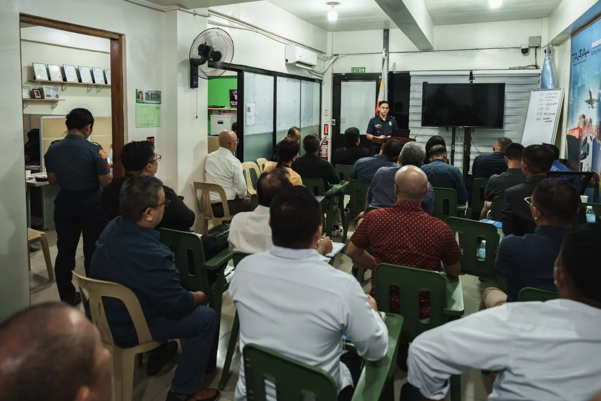 Participants seated in the SSC classroom during a training session