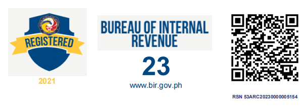 BIR Registration Seal Badge, ShieldCoach Security Corporation head office, RSN 53ARC20230000005154
