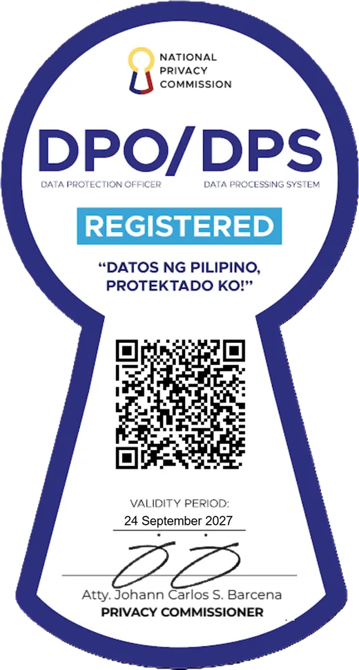 National Privacy Commission DPO/DPS Registered seal for ShieldCoach Security Corporation, valid until 24 September 2027